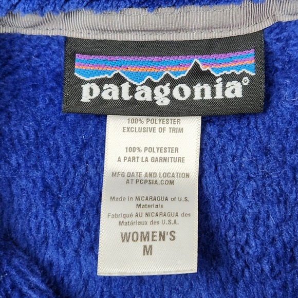 Patagonia Re Tool Snap T Pullover Womens Medium Blue Sweater - Picture 3 of 10